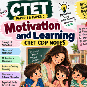 Motivation and Learning