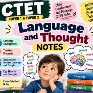 Language and Thought Notes